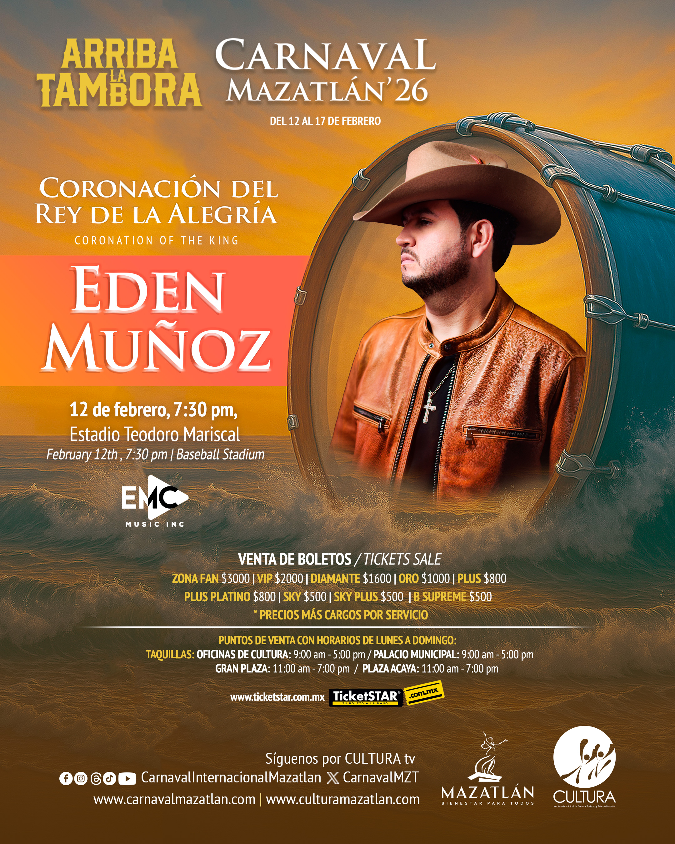 Programa - Coronación del Rey de la Alegría